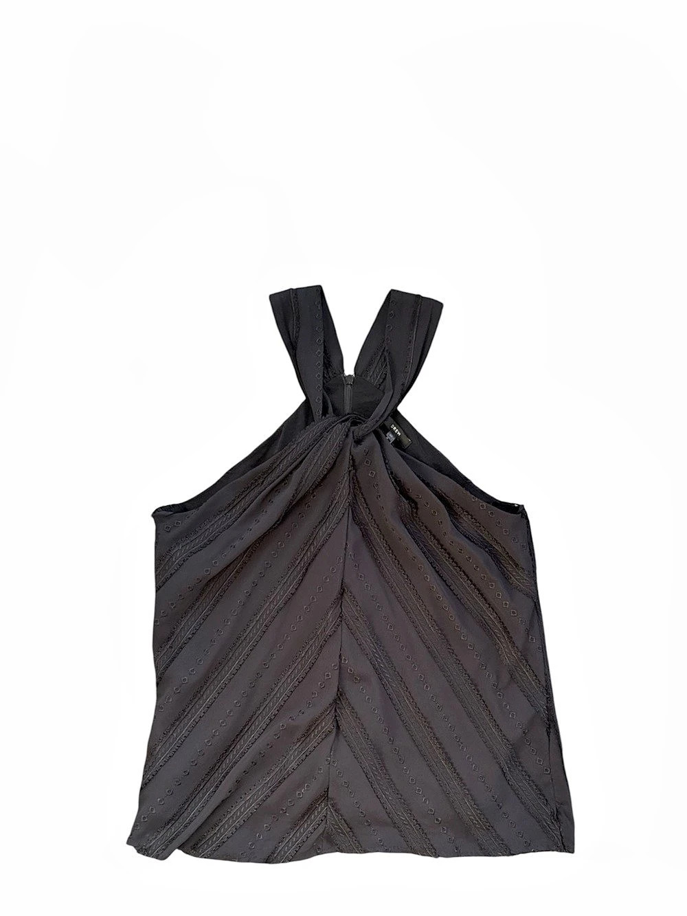 DREW Black Halter Tank Top
